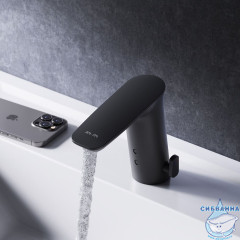 Смеситель для раковины AM.PM Inspire V2.0 TouchReel F50A02322 (черный матовый)