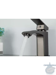 Смеситель для раковины Frap F1076-9 (оружейная сталь)