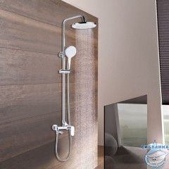 Душевая система Azario Arizona 250 1 режим AZ-20R (хром)