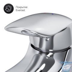 Смеситель для раковины AM.PM Bliss L F5302132 (без донного клапана) (хром)