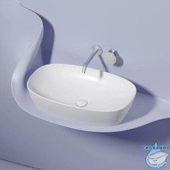  Раковина на столешницу 60 см Ceramicanova Element CN6049MW (белый матовый)