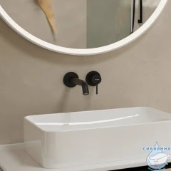  Встраиваемый смеситель для раковины Hansgrohe Тектурис С 73350670 (черный матовый)