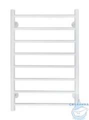 Полотенцесушитель электрический Санприз Аврора П8 50х80  (белый матовый) (подключение универсальное)