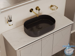 Смеситель для раковины встраиваемый Allen Brau Priority 5.31A03-GB (золото брашированное)