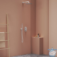 Встраиваемый смеситель для ванны Ravak Espirit X070247 (белый матовый)