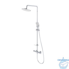 Душевая система с тропическим душем с термостатом, хром глянцевый, Kero, IDDIS, KERSB0Ti06