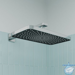 Встраиваемая система с тропическим, ручным душем и изливом, глянцевый хром, Parker, IDDIS, PARSB03i68 душем, глянцевый хром, Parker, IDDIS, PARSB03i68