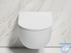 Унитаз подвесной безободковый Ceramicanova Modena  Rimless CN6063 с сиденьем быстросъемным Soft Close (микролифт)