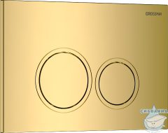 Кнопка смыва Grossman Galaxy 700.K31.01.300.300 золото глянцевое