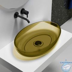 Раковина на столешницу 60 см ABBER Kristall AT2801Vesuvian