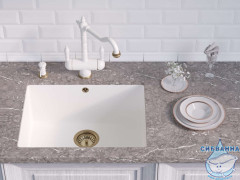 Кухонная мойка Omoikiri Bosen 54-U-WH Tetogranit белый 4993164