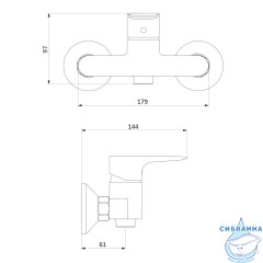 Смеситель для душа Damixa Origin Evo 2 782000000 (хром)