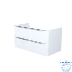 Тумба подвесная, 100 см, белый, Cloud X, IDDIS, CLX10W0i95 подходит умыв. 0171000i28