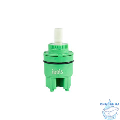 Картридж керамический для смесителя, 35 мм, с ножками, с верхним уплотнителем, IDDIS, 999C35H1SM