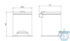 Ведро для мусора Aquatek Вега AQ4016MB