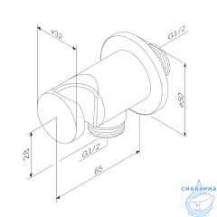 Шланговое подсоединение AM PM F0602122