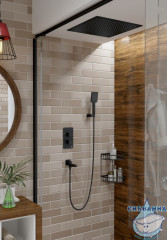 Душевая система Timo Petruma SX-5019/03SM 500 1 режим (черный матовый)