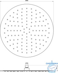 Верхний душ Ravak X07P667