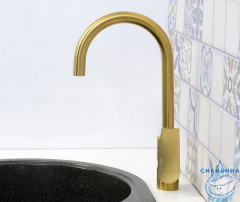 Смеситель для кухни Wasserkraft  Aisch 5507 (золото)