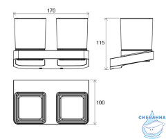 Держатель со стаканом Ravak 10° X07P322