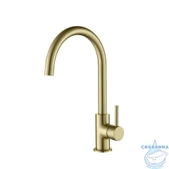 Смеситель для кухни Aquatek Европа AQ1382BG (золото шлифованное)