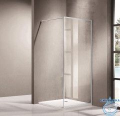 Walk-in Azario Richmond 80 профиль серебро, стекло прозрачное AZ-NAG6310 800