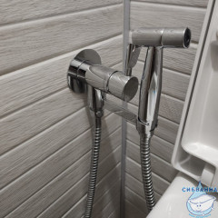 Смеситель Paini Isola ISCR442 с гигиеническим душем (хром)