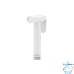 Гигиеническая лейка, белая матовая, латунь, IDDIS, 020WB0Gi20