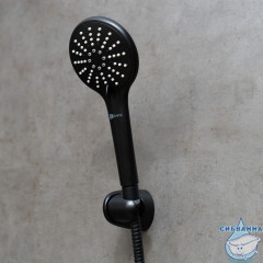 Душевая система Lemark Bronx 300 1 режим LM3749BL (черный матовый)