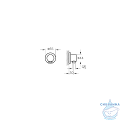 Душевая система Vitra AquaHeat 458657 220 1 режим (хром)