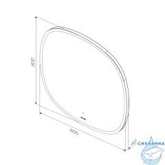 Зеркало Am.Pm Func 80 см M8FMOX0801WGS