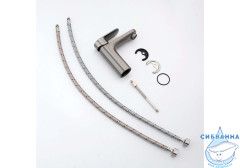 Смеситель для раковины Aquatek Ника AQ1810BGM (оружейная сталь)