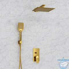 Душевая система Wasserkraft 250 1 режим A55201 (матовое золото)