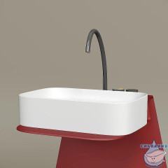  Раковина на столешницу 61 см Ceramicanova Element CN6053MW (белый матовый)