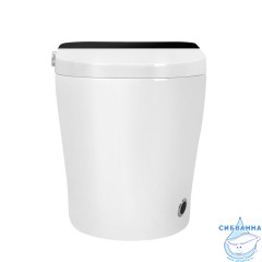 Унитаз приставной Abber Bequem AC1116S с сиденьем Soft Close (микролифт) (белый)