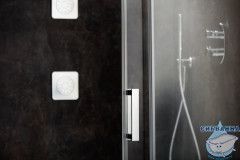 Дверь в нишу Ravak Matrix MSD2 120 см L профиль хром