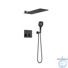 Душевая система Vincea 250 2 режима VSFW-401TMB (черный матовый)