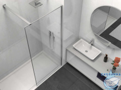 Walk-in Vincea Walk In HS 80 профиль хром, стекло прозрачное VSW-1HS800CL	