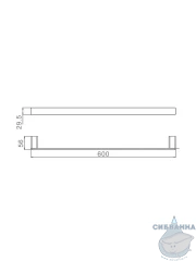 Полотенцедержатель Raglo R301.01.09 (графит)