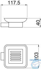 Мыльница Allen Brau Infinity 265474