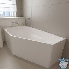 Акриловая ванна ABBER AB9505 L белая