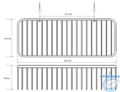 Полочка Bemeta Cytro 146208262