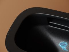 Унитаз подвесной безободковый Ceramicanova Union Rimless CN4009TMB с сиденьем быстросъемным Soft Close (микролифт)