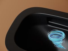 Унитаз подвесной безободковый Ceramicanova Union Rimless CN4009TMB с сиденьем быстросъемным Soft Close (микролифт)