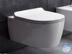 Унитаз подвесной безободковый Excellen Doto Pure Rim 48 CEEX.1404.485.WH с сиденьем Soft Close (микролифт)