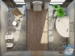 Акриловая ванна 1Marka Catania 150x105 L с каркасом