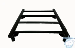 Полотенцесушитель электрический Санприз Аврора П4 40х50  (черный матовый) (подключение универсальное)