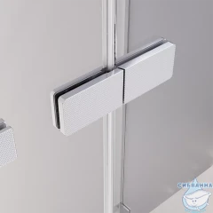 Душевое ограждение Veconi Алассио 140x80 профиль хром, стекло прозрачное AL-SP-14080-00-CH-C4 (без поддона)