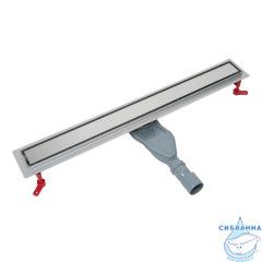 Лоток душевой, сифон 360, комбинированный затвор, двухсторонняя решетка, 800мм, хром, IDDIS, 975B8SB00DZ