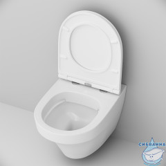 Унитаз подвесной AM.PM Inspire C501700WH (без сиденья) (белый глянцевый)